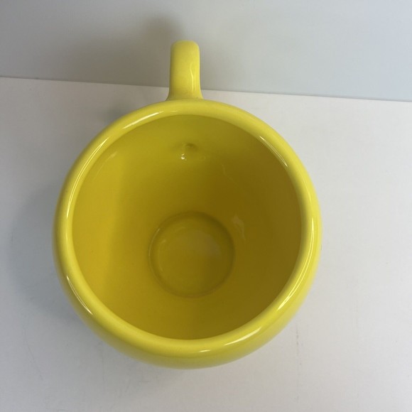 Telaflora Smile Happy Face Yellow Coffee Tea Mug Cup 20 oz Large Ceramic - Picture 5 of 8